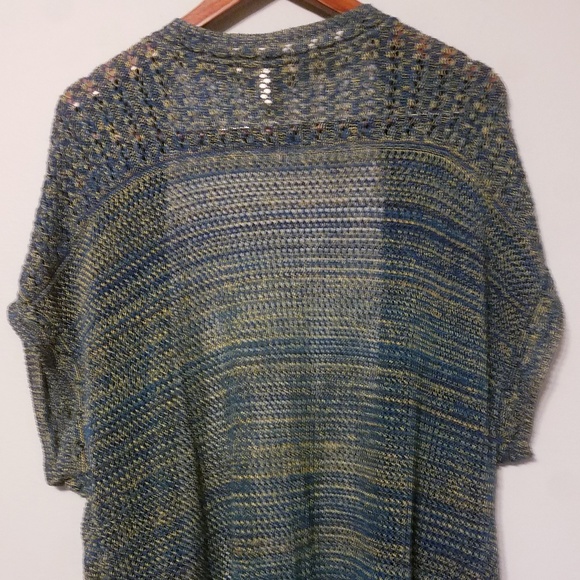 Like New 💙 Cozy Blue Knit Cardigan - Picture 6 of 6